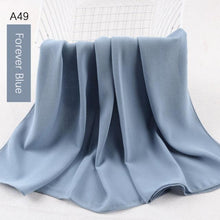 Load image into Gallery viewer, Fashion Soft Long Plain High Quality Premium Heavy Lightweight Elegant Chiffon Hijab Scarf  Scarves Hijabs Lightweight Islamic Head Wear Escharpe Shawls Long Shawls For Women
