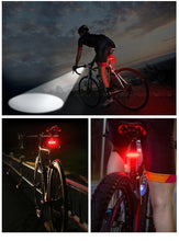 Load image into Gallery viewer, Bike Light Rainproof USB Rechargeable LED Bicycle Light Super Bright Flashlight Rechargeable Bicycle Light Bicycle Front Headlight LED Bike Headlight 3 Light Mode Fits All Bicycles Mountain Road
