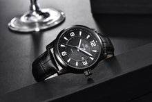 Load image into Gallery viewer, Sports Luxury Watches For Men Quartz Blue Watch Fashion Leather Strap Casual Mens Wrist Watch
