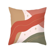 Load image into Gallery viewer, Abstract Line Drawing Cushion Case Modern Abstract Painting Pillow Case Beautiful Art Cushion Covers Art Sofa Pillows Case Livingroom Decorative Pillow 45x45CM
