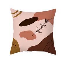 Load image into Gallery viewer, Abstract Line Drawing Cushion Case Modern Abstract Painting Pillow Case Beautiful Art Cushion Covers Art Sofa Pillows Case Livingroom Decorative Pillow 45x45CM
