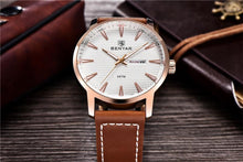 Load image into Gallery viewer, New Black Casual Fashion Simple Men's Watch Analog Quartz Waterproof Luxury Leather Strap Men Elegant Watch
