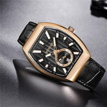 Load image into Gallery viewer, New Quartz Business Mens Luxury Watch Classic Retro Rectangle Analog Waterproof Fashion Leather Strap Wrist Watch

