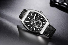 Load image into Gallery viewer, New Quartz Business Mens Luxury Watch Classic Retro Rectangle Analog Waterproof Fashion Leather Strap Wrist Watch
