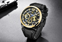 Load image into Gallery viewer, Business Mens Fashion Watches Quartz Silicone Sport Multifunction Watch Men Luxury Waterproof Luminous Hands
