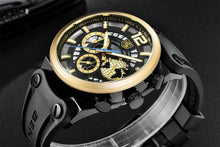 Load image into Gallery viewer, Business Mens Fashion Watches Quartz Silicone Sport Multifunction Watch Men Luxury Waterproof Luminous Hands
