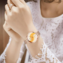 Load image into Gallery viewer, Ultra Thin Rose Gold Women Watches Fashion Analog Quartz Waterproof Wristwatches Elegant Round Design For Women
