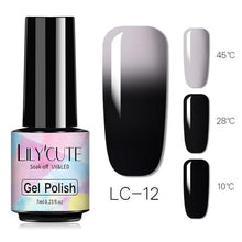 Load image into Gallery viewer, New 2022Fashion  Womens 3-layers Color Changing Gel Nail Polish Long Lasting UV Chameleon Popular Colorful Design For Womens and Girls
