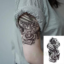 Load image into Gallery viewer, 57 Sheets Temporary Tattoo Stickers Set Waterproof Temporary Tattoo Waist Arm Modern Stylish Big Black Tattoos For Womens Mens
