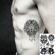 Load image into Gallery viewer, 57 Sheets Temporary Tattoo Stickers Set Waterproof Temporary Tattoo Waist Arm Modern Stylish Big Black Tattoos For Womens Mens
