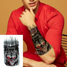 Load image into Gallery viewer, 57 Sheets Temporary Tattoo Stickers Set Waterproof Temporary Tattoo Waist Arm Modern Stylish Big Black Tattoos For Womens Mens
