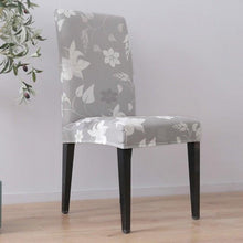 Load image into Gallery viewer, Printed Polyester Fabric Chair Cover Washable Chair Covers Seat Slipcovers Stretch Dining Seat Case For Home Stretch Removable Washable Dining Room Chair Protector Slipcovers/Home Decor Dining Room Seat Cover Multiple Styles
