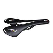 Load image into Gallery viewer, Mountain Saddle Full Carbon Fiber Bike Saddle Road Bike Seat Cushion Bicycle Seat Cushion Road Bike Saddle Lightweight Carbon Fiber Bike Saddle Comfortable Road Bike Seat Bicycle Accessories For Men Women Pneumatic Cycling Saddle
