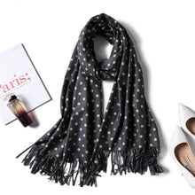 Load image into Gallery viewer, Fashion Winter Solid Soft Scarf Cashmere Lightweight Scarves Shawls Cashmere Escharpe Scarfs Lightweight Shawls Hijabs Shawls Escharpe Elegant Wrap Blanket Bandana Tassel For Lady
