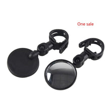 Load image into Gallery viewer, Round Universal Bicycle Rearview Mirror Handlebar Adjustable Rotate Wide-Angle Convex Mirror 360 Rotatable Handlebar Bike Rearview Mirrors Acrylic Shockproof Convex Mirror For Bike Handlebar
