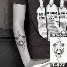Load image into Gallery viewer, New Waterproof Temporary Tattoo Sticker Deer Animal Flash Tatoo Black Line Body Art Small Decorative Design For Womens Boys
