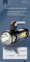 Load image into Gallery viewer, Rechargeable Handheld Flashlights Waterproof  3 Switch Mode Powerful High Lumens Spotlight Fashlight High Power Portable LED Waterproof Outdoor Long Lasting Spot Light Flashlight For Home &amp; Outdoor Use
