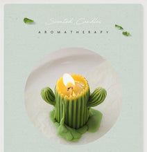 Load image into Gallery viewer, Creative Handmade Cactus Candle Pack Cactus Candles Handmade Delicate Succulent Cactus Candles Flameless Tea Lights Candle Aromatherapy For Decor Birth Photo Props Aromatherapy Candle Ornaments Soy Wax Aromatherapy Small Candles Scented Relaxing Candles
