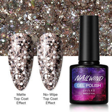 Load image into Gallery viewer, New Womens Fashion Gel Nail Polish UV LED Semi Permanent Matt Glossy Effect Luxury Manicure Design
