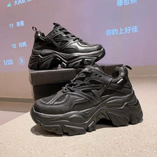 Load image into Gallery viewer, Modern Thick Platform Sneakers White Woman Vulcanize Shoes Luxury Tennis Sneakers Trainers Lace Up Fashion Comfortable Walking Footwear New Lightweight Sneakers
