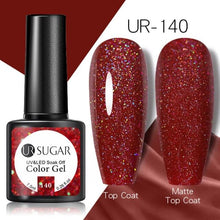 Load image into Gallery viewer, Popular 2022 Modern New Elegant Silver Purple Nail Gel Polish 7.5ml UV Manicuring Elegant Glossy Colororful Stylish Nail Design For Women
