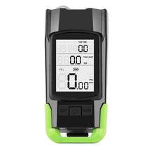 Load image into Gallery viewer, 4000mAh Bike LED Lights Bicycle Computer With Horn USB Rechargeable Flashlight Bike Speedometer Waterproof USB Rechargeable Bicycle Computer With Loud Bike Bell Waterproof Bike Odometer
