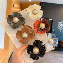 Load image into Gallery viewer, Sweet Flower Shape Hair Clips for Women Girls Hair Claw Chic Barrettes Claw Crab Hairpins Styling Bohemia Hair Jaw Clamps Medium Thick Hair Women

