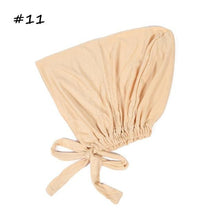 Load image into Gallery viewer, Fashion Modal Under Scarf  Hijab Turban Cap Cotton With Band Adjustable Inner Hijab cap Muslim Turban Hijab Cap For Women
