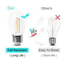Load image into Gallery viewer, IP65 LED String Lights Retro Edison Filament Bulb Bright Daylight White Antique LED Filament Bulbs For Party Outdoor Garden Holiday Wedding Light String
