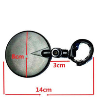 Load image into Gallery viewer, 1PCS Universal Bicycle Rearview Mirror Adjustable Rotate Wide-Angle Cycling Rear View Mirrors Adjustable Rotatable Shockproof Wide Angle Acrylic Convex Outdoor Safety Mirror For Mountain Road
