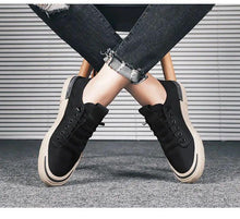 Load image into Gallery viewer, Canvas Men's Comfortable All-match Sneakers Breathable Cloth Casual Sports Flats Men Lightweight Outdoor Walking Sneakers Modern Design
