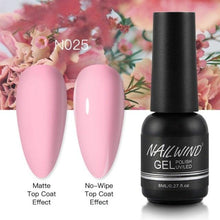 Load image into Gallery viewer, NEW TREND Modern fashion Red Gel Nail Polish For Nails  Permanent UV LED 8ml Matte Glossy High Quality Fashion Design For Women and Ladies
