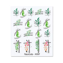 Load image into Gallery viewer, Nails Sticker Nail Art Decorations Flowers Leaves Decals Water Transfer Sliders Woman Face Fruit Foil Manicures Wraps  Water Transfer Nail Decals Sticker For Pretty Girl Self-Adhesive Nail Decals Designer Nail Stickers for Acrylic Decal
