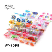 Load image into Gallery viewer, Holographic Nail Foil Transfer Set Sticker Decal Nail Art Foils Designer Marble Nail Decoration Sliders Wraps Manicure  Women Kids Girls Manicure Decoration Nail Art Supplies 3D Self-Adhesive Nail Decals Designer Nail Stickers for Acrylic Nails
