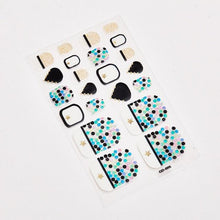 Load image into Gallery viewer, Full Beauty Loveliness Designed Manicure Valentines Nail Art Designer Nail Decals Kids Nails Art Decoration Nail Sticker Set French Tip Guides Stickers French Nail Stickers Form Fringe Guides for Decoration Stencil Tools

