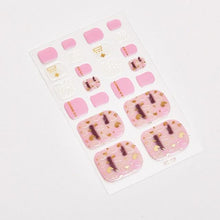 Load image into Gallery viewer, Full Beauty Loveliness Designed Manicure Valentines Nail Art Designer Nail Decals Kids Nails Art Decoration Nail Sticker Set French Tip Guides Stickers French Nail Stickers Form Fringe Guides for Decoration Stencil Tools
