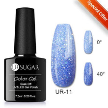 Load image into Gallery viewer, Thermal Shiny Nail Polish Change Color Effect Gel UV Semi Permanent Stylish Three Layer Effect For Womens
