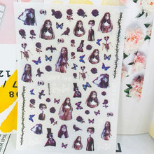 Load image into Gallery viewer, New 3D Self-Adhesive Lovely Red Lips Image Nails Stickers for Nails Sticker Decorations Manicure Valentine's Day Nail Art Sticker Decals 3D Exquisite Pattern Nail Art Supplies Self-Adhesive Luxurious Nail Art Decoration
