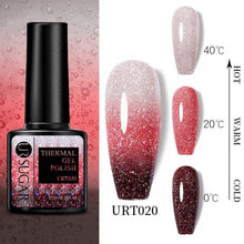 Load image into Gallery viewer, New 2022 Pink Blue Gel Nail Polish UV Color Changing Elegant Luxury Glossy Nail Design For Womens
