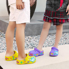 Load image into Gallery viewer, Children Summer Cartoon Sandals Quick-Dry Beach Kids Clogs Slippers Light-Weight Wear-Resistant Boy Girl Shoes Comfort Clogs Kids Slip On Garden Shoes Boys Lightweight Outdoor Beach Pool Slide Sandals
