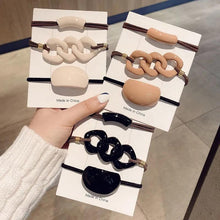 Load image into Gallery viewer, 1/3Pcs/Set Women Scrunchie Hair Ties Ponytail Holder Headband Rubber Bands Fashion Elastic Hair Bands Hair Rope Gorgeous Hair Accessories For Women

