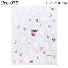 Load image into Gallery viewer, 5D Sweater Nail Sticker Acrylic Engraved Winter Charm Designs Beauty Cloth Christmas Patterns Nails Art Decoration Tools  Nail Art Stickers Decor Tip Transfer Nail Decals Sticker For Pretty Girl Self-Adhesive Nail Decals Designer Nail Stickers

