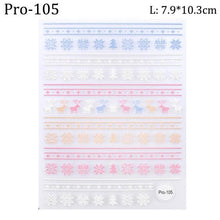 Load image into Gallery viewer, 5D Sweater Nail Sticker Acrylic Engraved Winter Charm Designs Beauty Cloth Christmas Patterns Nails Art Decoration Tools  Nail Art Stickers Decor Tip Transfer Nail Decals Sticker For Pretty Girl Self-Adhesive Nail Decals Designer Nail Stickers
