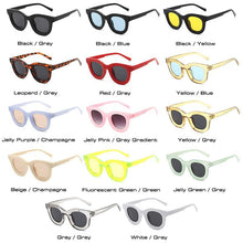 Load image into Gallery viewer, Small Round Women Fashion Sunglasses Popular Style Fashionable Round Shaped Sunglasses Colorful Women Sunglasses Eyewear Summer Shades
