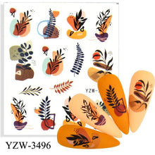 Load image into Gallery viewer, Water Decal Nail Art Decorations Nail Sticker Tattoo Full Cover Beauty Decals Manicure Supplies Accessories  Women Kids Girls Manicure Decoration Nail Art Supplies 3D Self-Adhesive Nail Decals Designer Nail Stickers for Acrylic Nails
