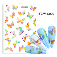 Load image into Gallery viewer, Water Decal Nail Art Decorations Nail Sticker Tattoo Full Cover Beauty Decals Manicure Supplies Accessories  Women Kids Girls Manicure Decoration Nail Art Supplies 3D Self-Adhesive Nail Decals Designer Nail Stickers for Acrylic Nails

