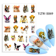 Load image into Gallery viewer, Water Decal Nail Art Decorations Nail Sticker Tattoo Full Cover Beauty Decals Manicure Supplies Accessories  Women Kids Girls Manicure Decoration Nail Art Supplies 3D Self-Adhesive Nail Decals Designer Nail Stickers for Acrylic Nails
