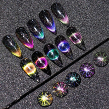 Load image into Gallery viewer, Popular Cat Eye Gel Nail Polish Magnetic Colorful UV Rainbow Gel Fashion Charming Effect Modern Design
