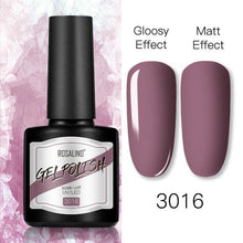 Load image into Gallery viewer, Shiny Womens Gel Nail Polish Permanent Painting Glossy Matte Effect For Manicure Nail Art Design For Womens and Girls
