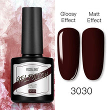 Load image into Gallery viewer, Shiny Womens Gel Nail Polish Permanent Painting Glossy Matte Effect For Manicure Nail Art Design For Womens and Girls
